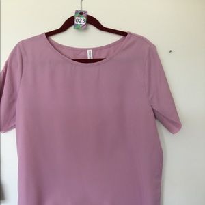 Tickled Teal Scallop Blouse